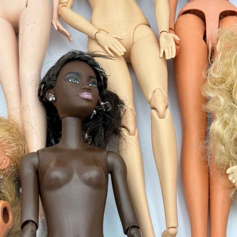 Barbie Doll Lot 11pc Nude Bodies Parts for OOAK Customizing Made to Move Disney